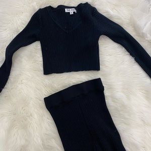 ribbed womens set